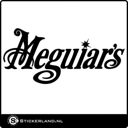 Meguiars logo sticker