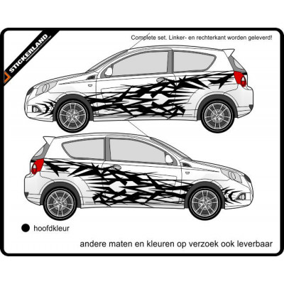 Complete stripingkit B912 (vanaf 150cm)