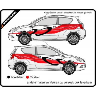 Complete stripingkit B916 (vanaf 150cm)