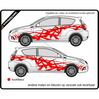 Complete stripingkit B924 (vanaf 150cm)