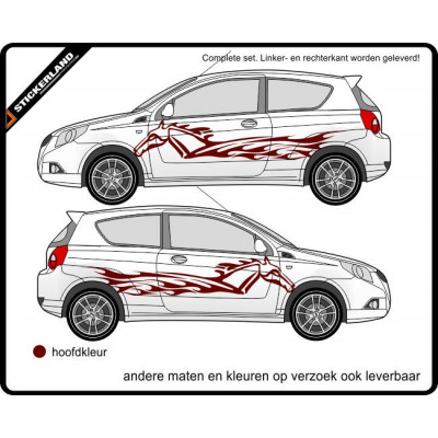 Complete stripingkit B931 (vanaf 150cm)