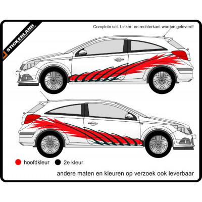 Complete stripingkit B966 (vanaf 150cm)