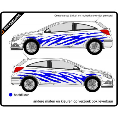 Complete stripingkit B992 (vanaf 150cm)