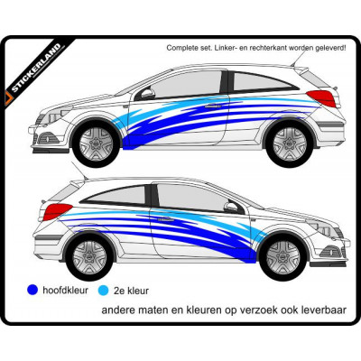 Complete stripingkit B1004 (vanaf 150cm)