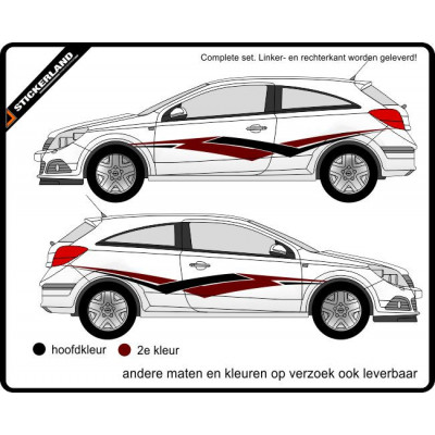 Complete stripingkit B1018 (vanaf 150cm)