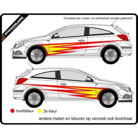 Complete stripingkit B1022 (vanaf 150cm)