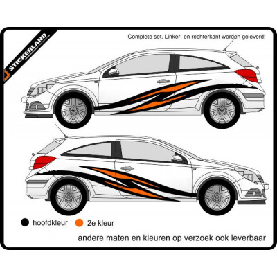 Complete stripingkit B1025 (vanaf 150cm)