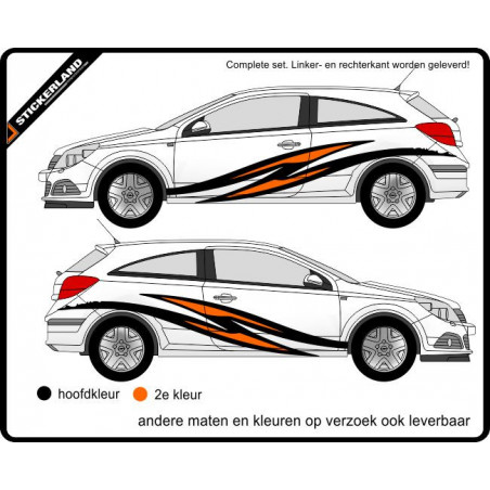 Complete stripingkit B1025 (vanaf 150cm)