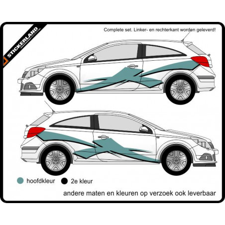 Complete stripingkit B1045 (vanaf 150cm)