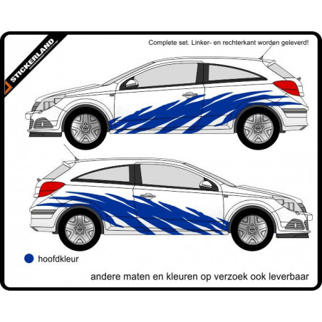 Complete stripingkit B1050 (vanaf 150cm)