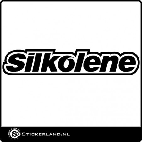Silkolene logo sticker