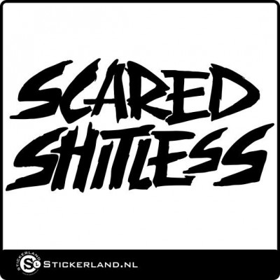 Scared Shitless sticker