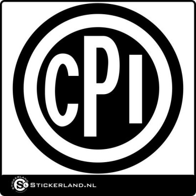 CPI logo sticker