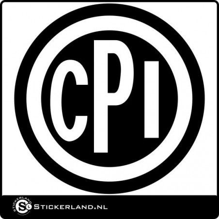 CPI logo sticker