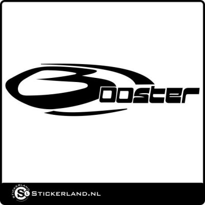Booster logo sticker
