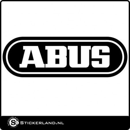 Abus logo sticker