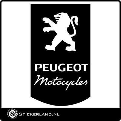 Peugeot Motorcycles logo sticker