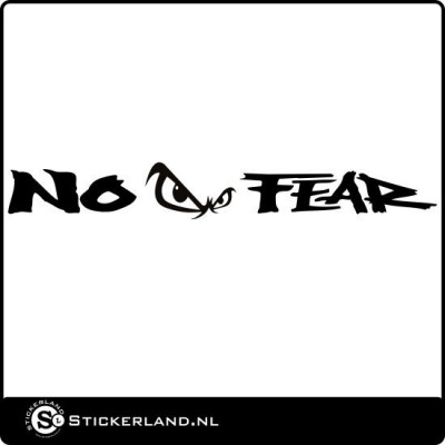 No Fear sticker klein