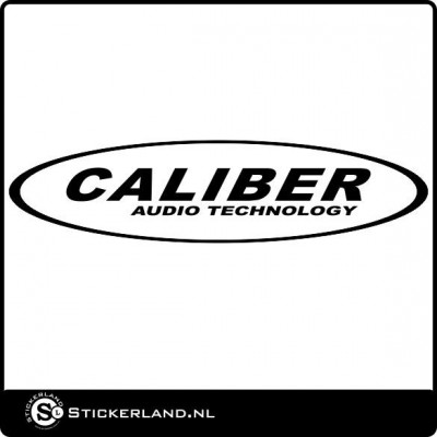 Caliber logo sticker