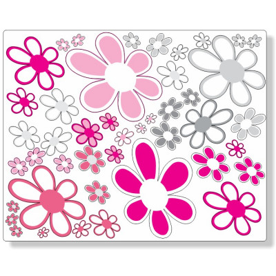 Bloemen stickerset fullcolor groot 04