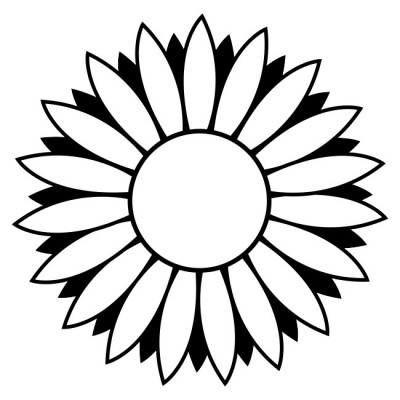 Bloemensticker design 10