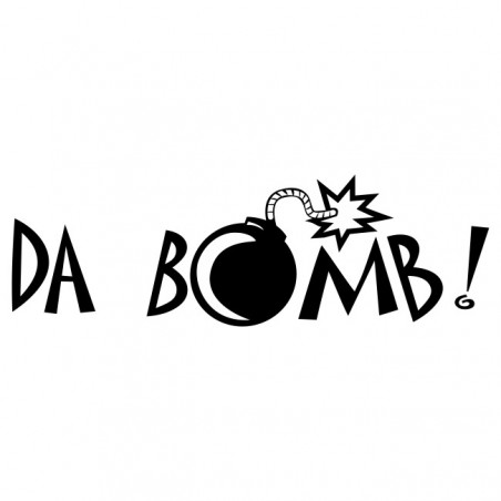 Da Bomb! Slogan sticker