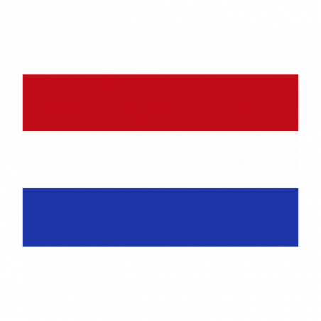 Sticker vlag van Nederland (8x5cm)