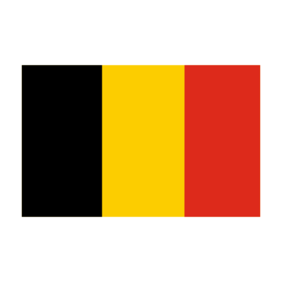 Sticker vlag van Belgie (8x5cm)