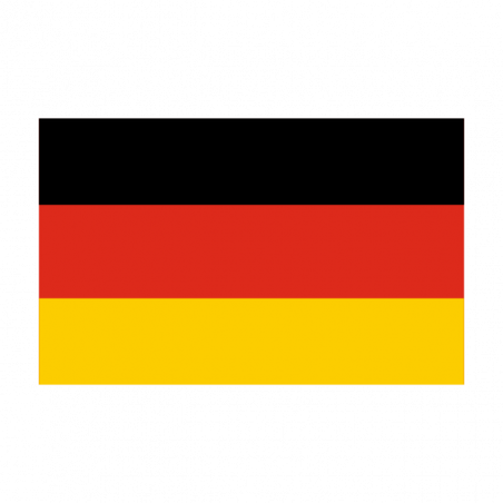 Sticker vlag van Duitsland (8x5cm)
