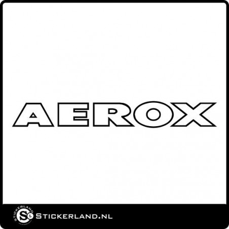 Aerox logo sticker
