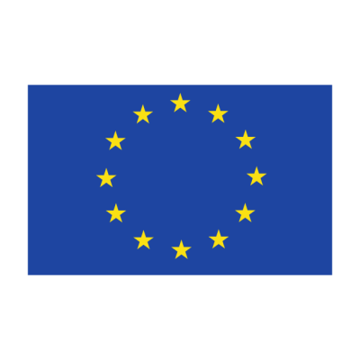 Sticker vlag van Europa (8x5cm)