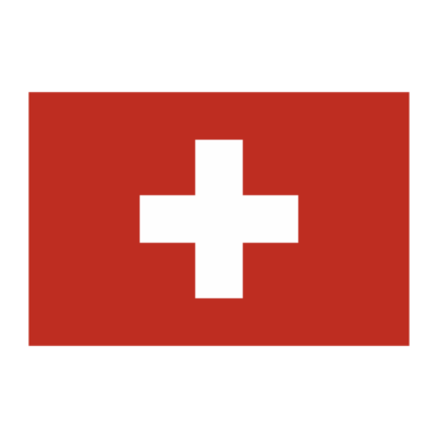 Sticker vlag van Zwitserland (8x5cm)