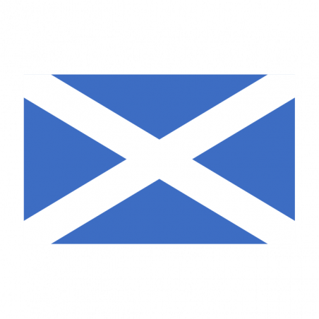 Sticker vlag van Schotland (8x5cm)