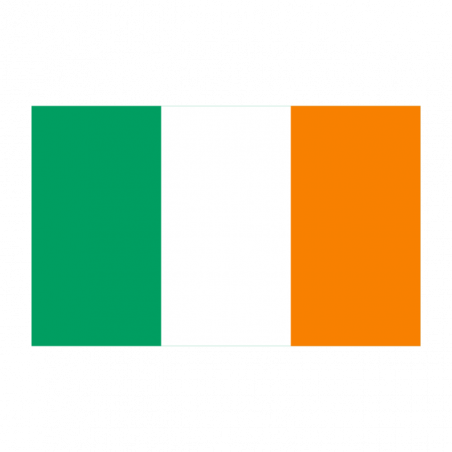 Sticker vlag van Ierland (8x5cm)