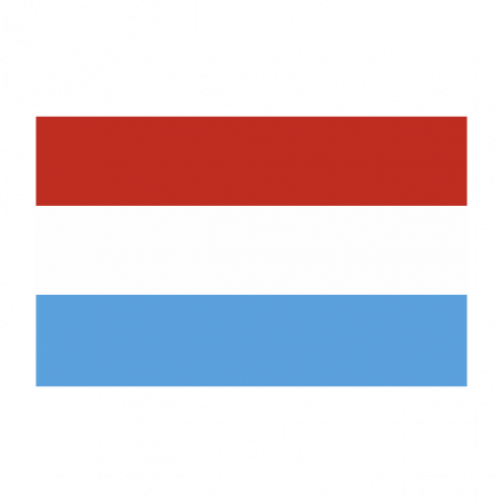 Sticker vlag van Luxemburg (8x5cm)