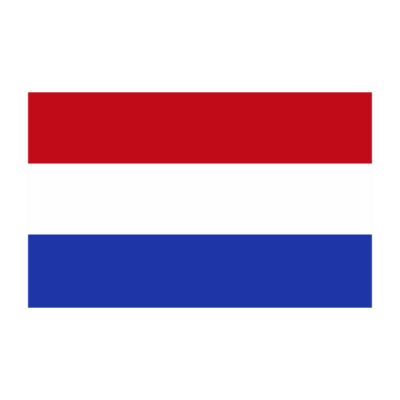 Sticker vlag van Nederland (4x2.5cm)