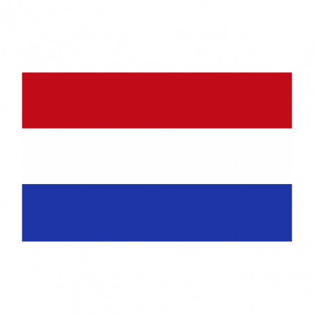 Sticker vlag van Nederland (4x2.5cm)