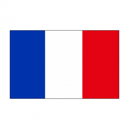 Sticker vlag van Frankrijk (4x2.5cm)