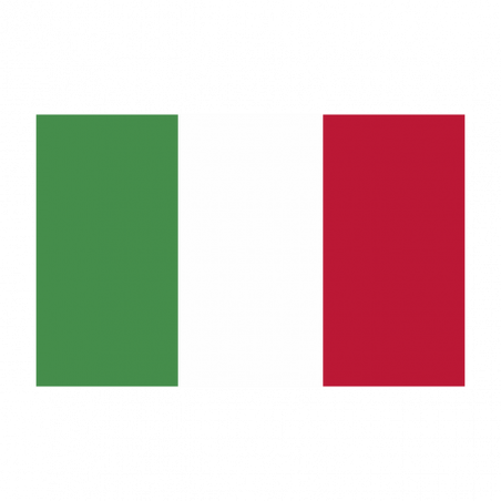 Sticker vlag van Italie (4x2.5cm)