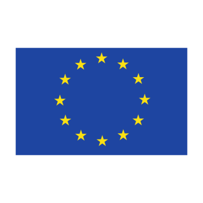 Sticker vlag van Europa (4x2.5cm)