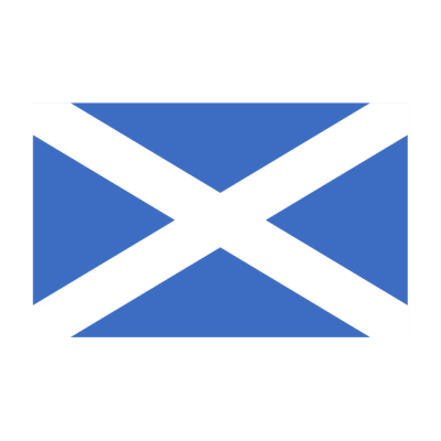 Sticker vlag van Schotland (4x2.5cm)