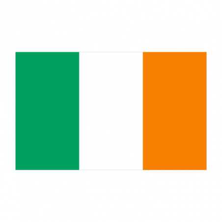 Sticker vlag van Ierland (4x2.5cm)