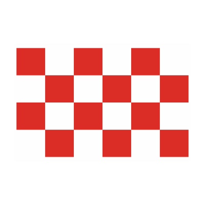 Sticker vlag van Brabant (4x2.5cm)