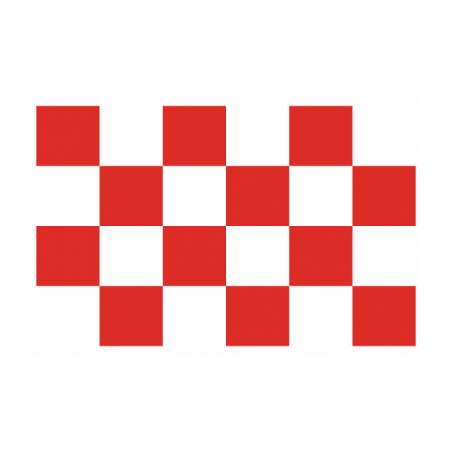 Sticker vlag van Brabant (4x2.5cm)