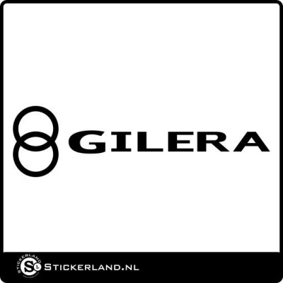 Gilera logo sticker 02