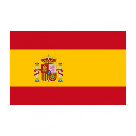 Sticker vlag van Spanje (4x2.5cm)