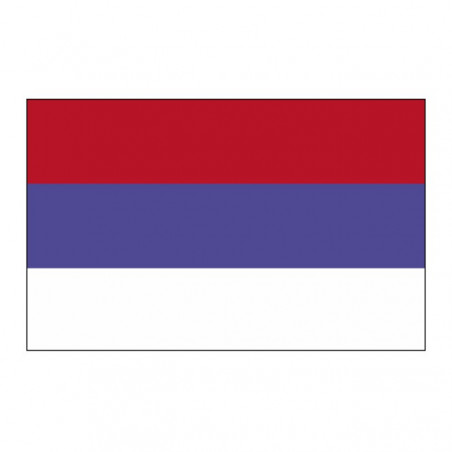 Vlag sticker servie (8x5cm)