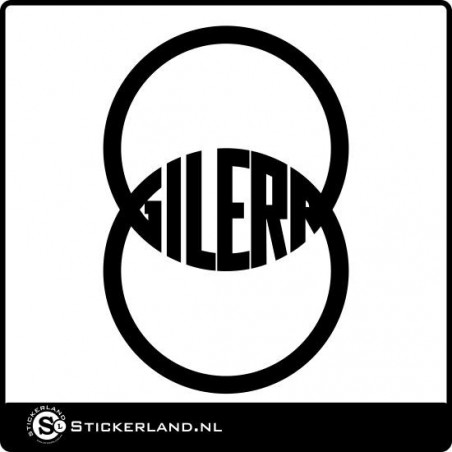 Gilera logo sticker 01