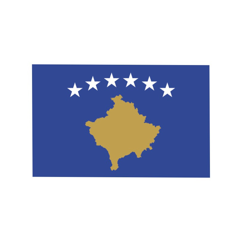 Adesivo targa auto RKS = adesivo auto Kosovo sticker