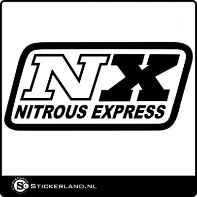 NX Nitrous Xpress logo sticker 02